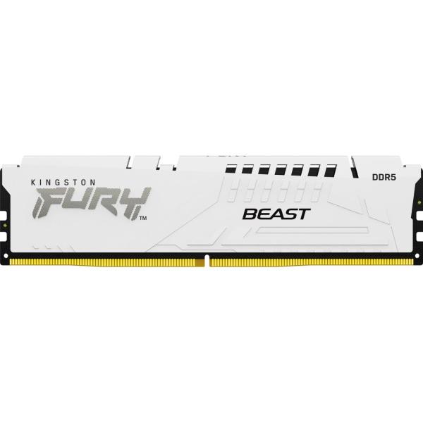 Модуль пам'яті Kingston Fury DDR5 32GB 6400MHz Beast White EXPO (KF564C32BWE-32)