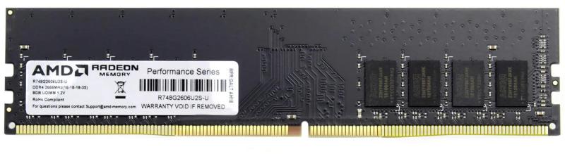 Модуль пам'яті AMD DDR4 8Gb Radeon R7 Performance 2666 MHz (R748G2606U2S-U)