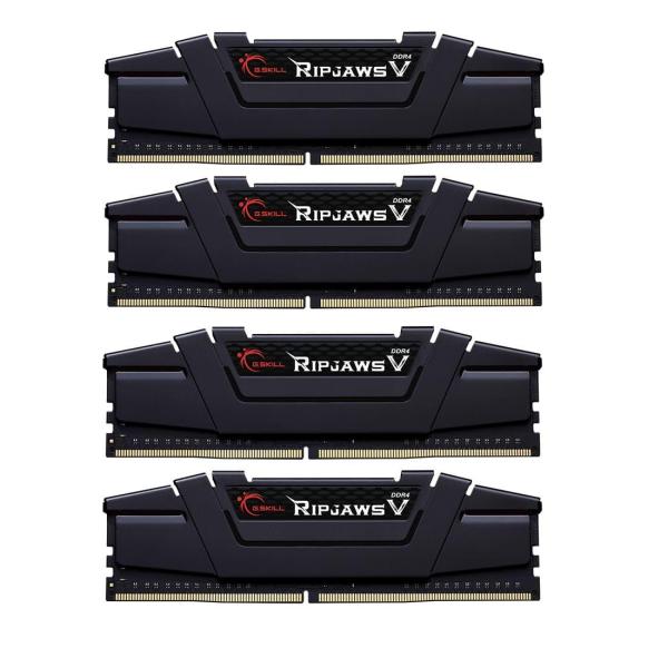 Модуль пам'яті DDR4 32GB (4x8) G.Skill 4000 MHz Ripjaws V Black (F4-4000C18Q-32GVK) Б/в