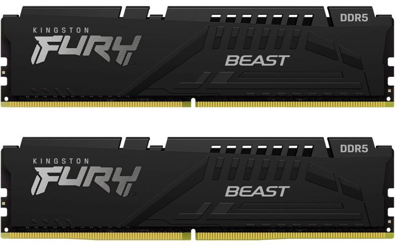 Модуль пам'яті Kingston Fury DDR5 16Gb (2x8) Beast 5600MHz (KF556C40BBK2-16)