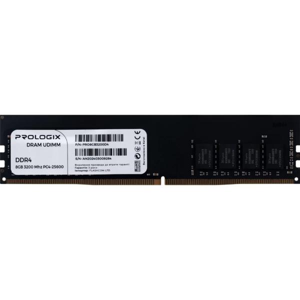 Модуль пам'яті ProLogix DDR4 8GB 3200MHz (PRO8GB3200D4)