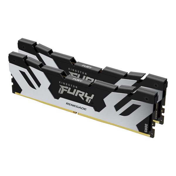 Модуль пам'яті Kingston Fury DDR5 96GB (2x48) 6000MHz Renegade Silver XMP (KF560C32RSK2-96)