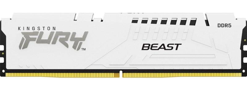 Модуль пам'яті Kingston Fury DDR5 32GB 5200MHz Beast White XMP (KF552C40BW-32)