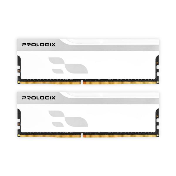 Модуль пам'яті ProLogix DDR5 32GB (2x16) Onyx 5600Mhz White (PRO32GB5600YW5K)