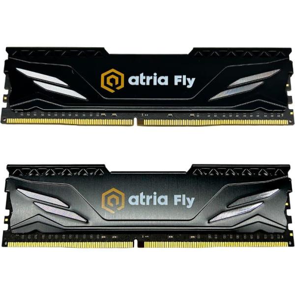 Модуль пам'яті ATRIA DDR4 16Gb (2x8) 3200MHz Fly Black UAT43200CL18BK2/16 (UAT43200CL18BK2/16)