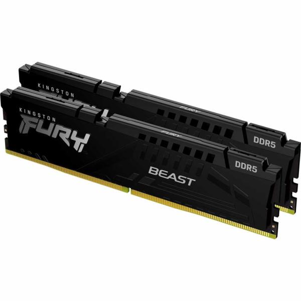 Модуль пам'яті Kingston Fury DDR5 32Gb (2x16) 5600MHz Beast Black (KF556C40BBK2-32)