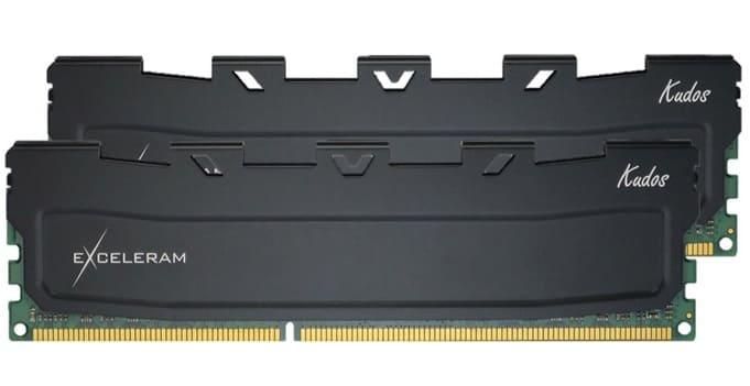 Модуль пам'яті Exceleram DDR3 16Gb (2x8) Black Kudos 1600 MHz (EKBLACK3161611AD) Б/в