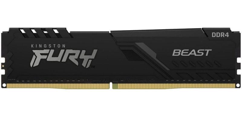 Модуль пам'яті Kingston Fury DDR4 32Gb Beast 3200 MHz Black (KF432C16BBK2/64 1 of 2) Б/в