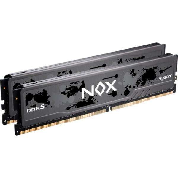 Модуль пам'яті Apacer DDR5 32GB (2x16) 5200MHz NOX (AH5U32G52C522MBAA-2)
