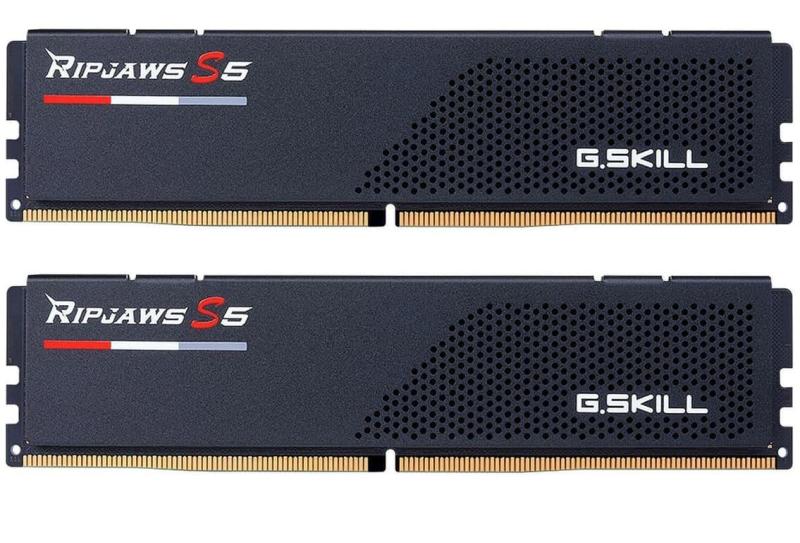 Модуль пам'яті G.Skill DDR5 96GB (2x48) Ripjaws S5 5200MHz Black XMP 3.0 (F5-5200J4040A48GX2-RS5K)