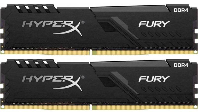 Модуль пам'яті HyperX DDR4 64Gb (2x32) Kingston Fury Black 3200 Mhz (HX432C16FB3K2/64) Б/в