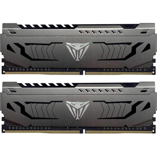 Модуль пам'яті Patriot DDR4 16Gb (2х8) Viper Steel Gray 3733 MHz (PVS416G373C7K) Б/в