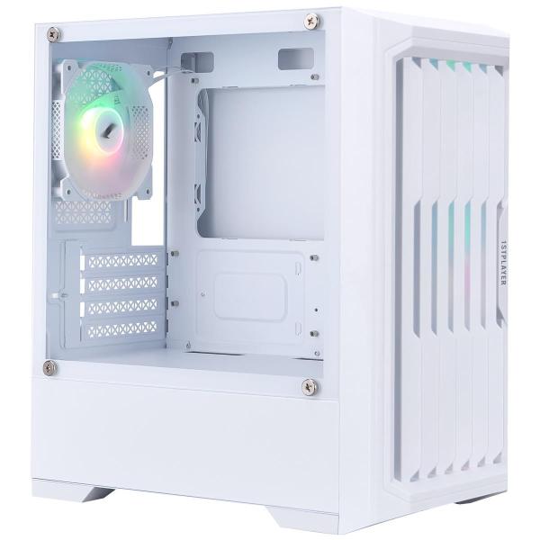 Корпус 1stPlayer H2-WH-4F7-W White без БП (H2-WH-4F7-W)