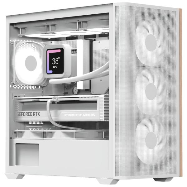 Корпус Aerocool D301A-G-WT-v2 White без БП (ACCS-DS03043.21)
