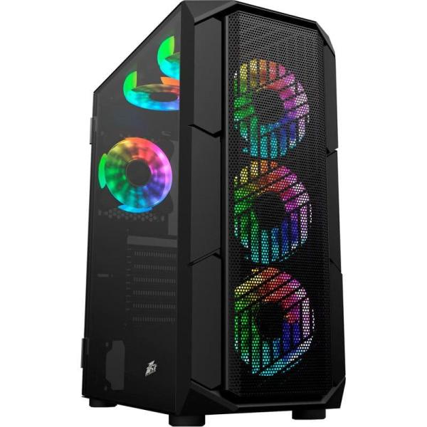 Корпус 1stPlayer XF-BK-4F7 Black без БЖ (XF-BK-4F7)