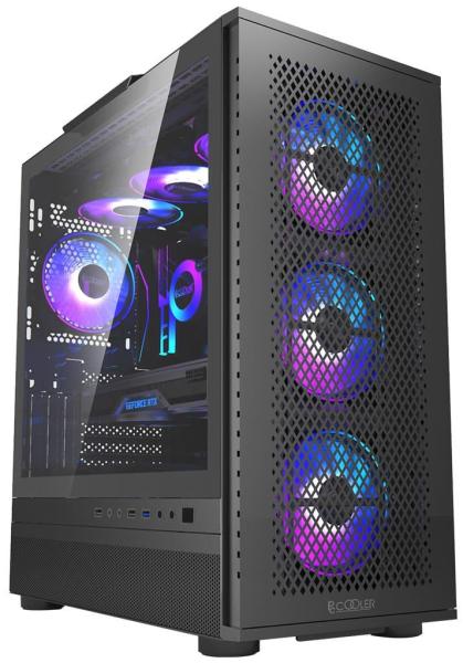 Корпус PcCooler PсCOOLER CPS MASTER ME200 MESH чорний (MASTER ME200 MESH)