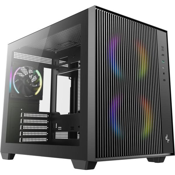 Корпус Deepcool CG330 Mesh 3F Black (R-CG330MESH-BKANM3-G)
