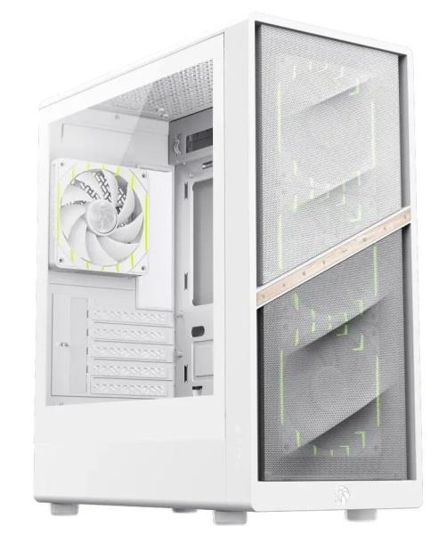 Корпус GameMax Aeris 330 M Tempered Glass без БЖ White (AERIS 330 MW)