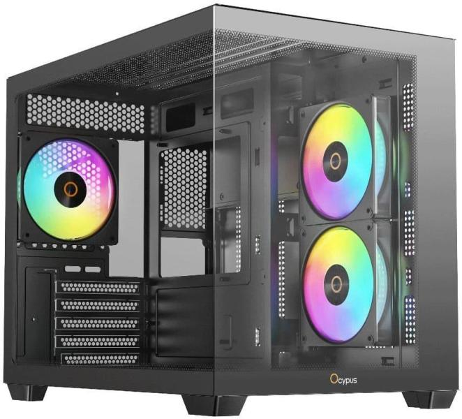 Корпус Ocypus Gamma C54 ARGB Black (GAMMA-C54-BKD300XX-GL)