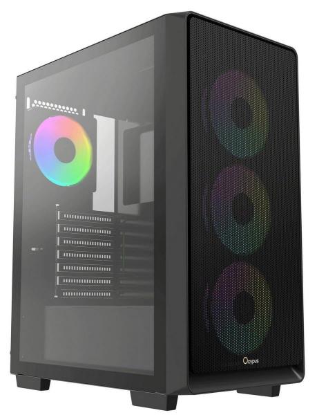 Корпус Ocypus Gamma C60 ARGB Black (GAMMA-C60-BKG400XX-GL)