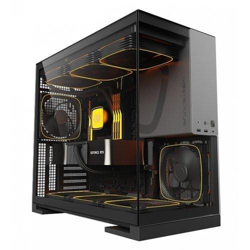 Корпус Geometric Future Model 5 Glass Black/Grey (GEO-M5-BG)