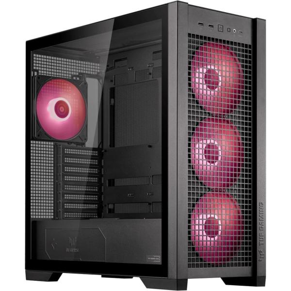 Корпус ASUS TUF GAMING GT302 TG BTF ARGB BLACK (90DC00I0-B19000)