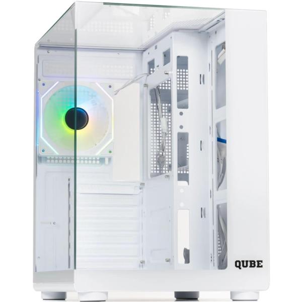 Корпус QUBE AQUARIUM ARGB WHITE (AQUARIUM_GWNU3)