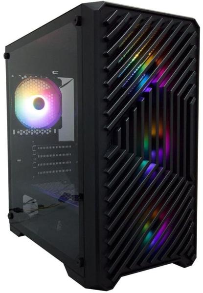 Корпус 1stPlayer T5-4F1-BK Black (T5-4F1-BK) Б/в
