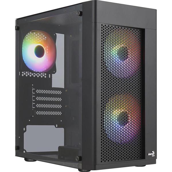 Корпус Aerocool Hexform-G-BK-v2 Black без БП (ACCS-PV38033.11)