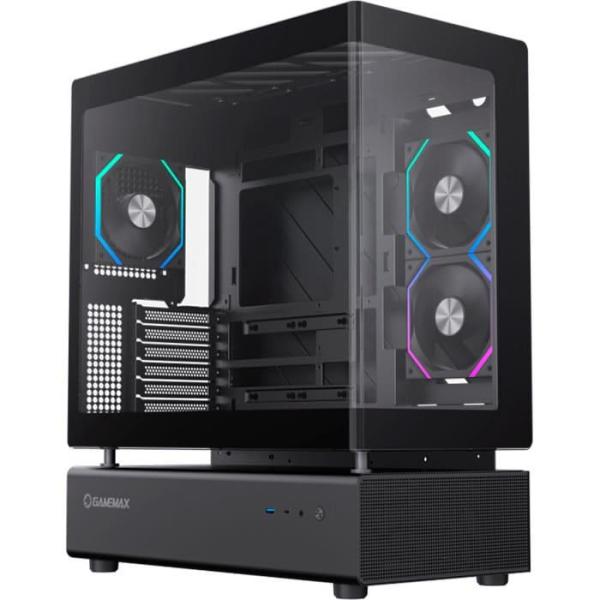 Корпус GameMax N80 Tempered Glass BTF без БП Black (N80 BK) Б/в