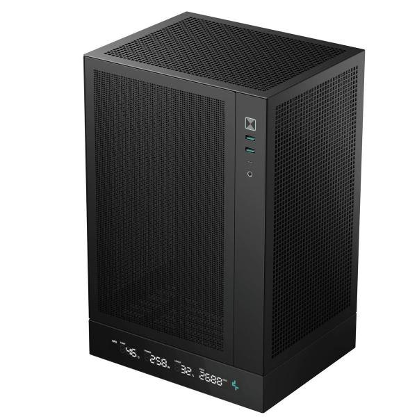 Корпус Deepcool CH170 Digital Black без БП (R-CH170-BKNPI0D-G-1)