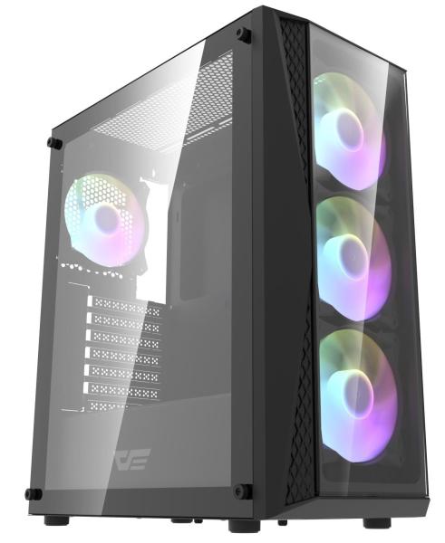 Корпус Darkflash DK352 Plus без БЖ (DK352 PLUS BLACK)