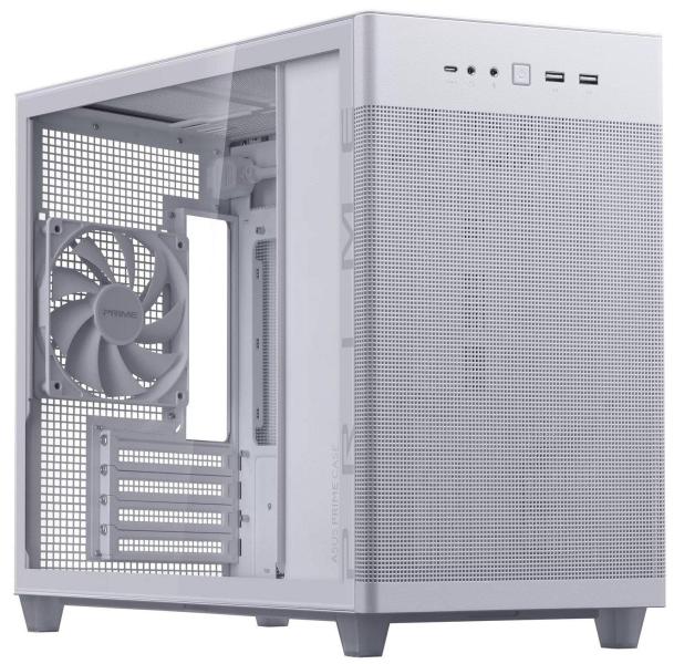 Корпус ASUS Prime AP201 Tempered Glass White (90DC00G3-B39010)