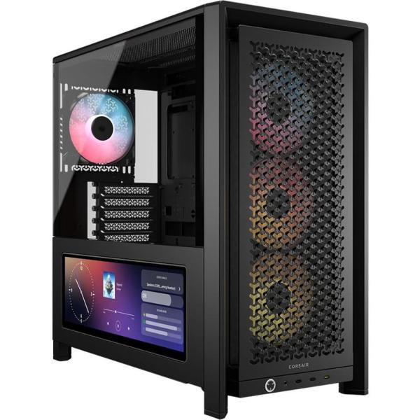 Корпус Corsair FRAME 4000D LCD RS ARGB Tempered Glass без БП Black (CC-9011326-WW)
