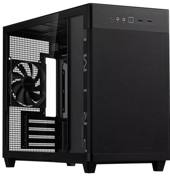 Корпус ASUS Prime AP201 Tempered Glass Black (90DC00G0-B39010)
