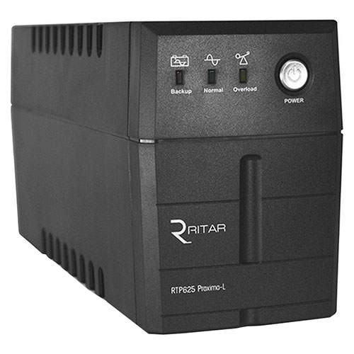 Джерело безперебійного живлення Ritar 625 ВА / 375 Вт / 7 А*ч (RTP625L)