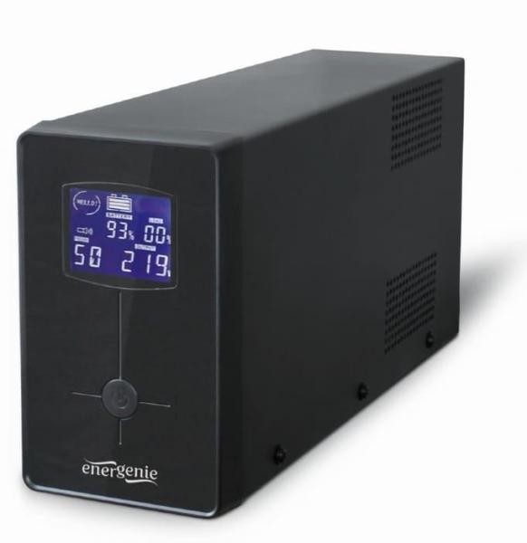 Джерело безперебійного живлення EnerGenie 1500 ВА / 1500 Вт / 8 А*ч (EG-UPS-034)