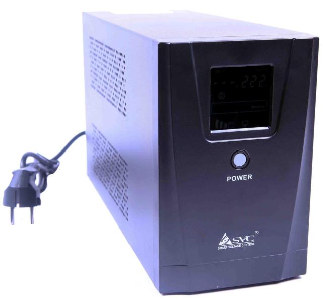 Джерело безперебійного живлення SVC 1250 ВА / 750 Вт / 7.5 А*ч (VP-1250-LCD)