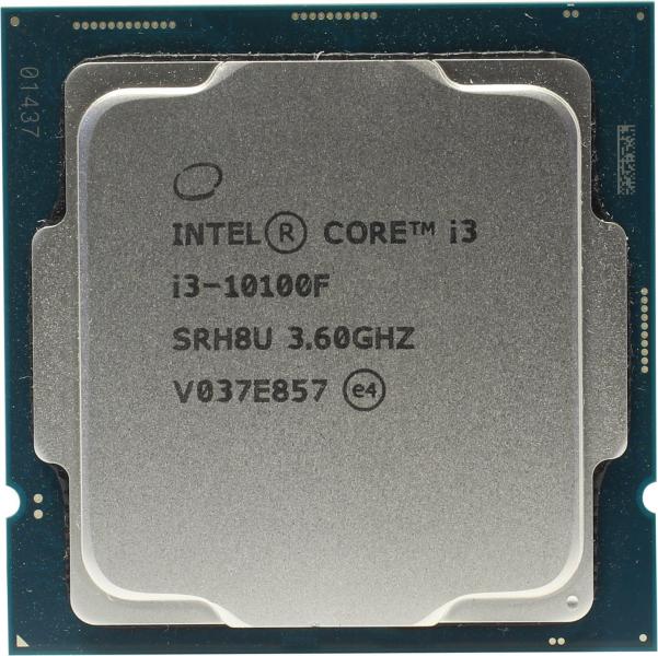 Процесор Intel Core i3 10100F (CM8070110100F) (Socket 1200, 8T, 4.3 ГГц, Box) Б/в