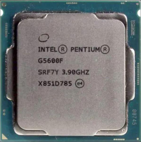 Процесор Intel Pentium Gold G5600F Tray (CM8068403377516) (Socket 1151 v2, 4T, 4.2 ГГц, Box) Б/в