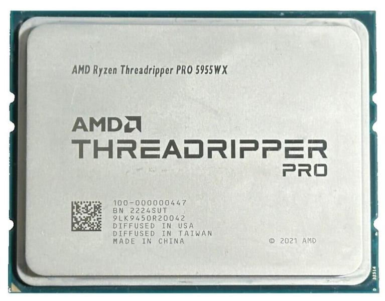 Процесор AMD Ryzen Threadripper PRO 5955WX (100-000000447) (Socket WRX8, 32T, 4.5 ГГц, Tray)