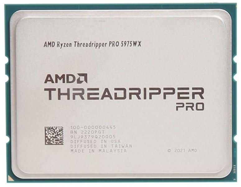 Процесор AMD Ryzen Threadripper PRO 5975WX (100-000000445) (Socket WRX8, 64T, 4.5 ГГц, Tray)