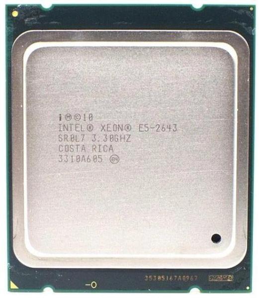 Процесор Intel Xeon E5 2643 (CM8062107185605) (Socket 2011, 8T, 3.5 ГГц, Tray) Б/в