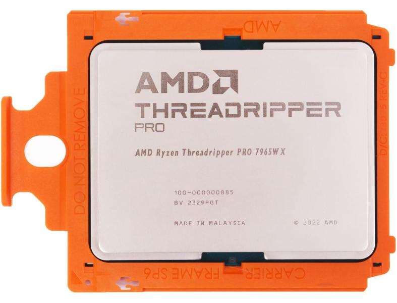 Процесор AMD Ryzen Threadripper PRO 7965WX WOF (100-100000885WOF) (Socket TR5, 48T, 5.3 ГГц, Box)