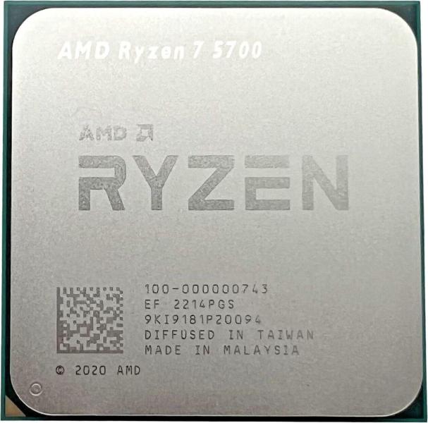 Процесор AMD Ryzen 7 5700 (100-000000743) (Socket AM4, 16T, 4.6 ГГц, Tray)