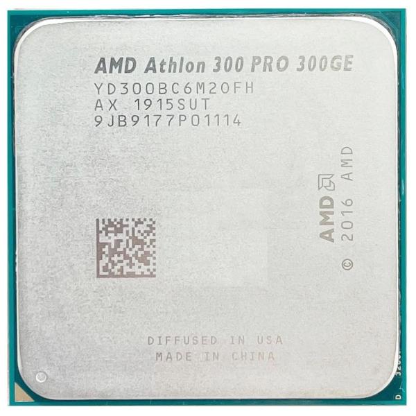 Процесор AMD Athlon PRO 300GE (YD300BC6M2OFH) (Socket AM4, 4T, 2.66 ГГц, Tray)