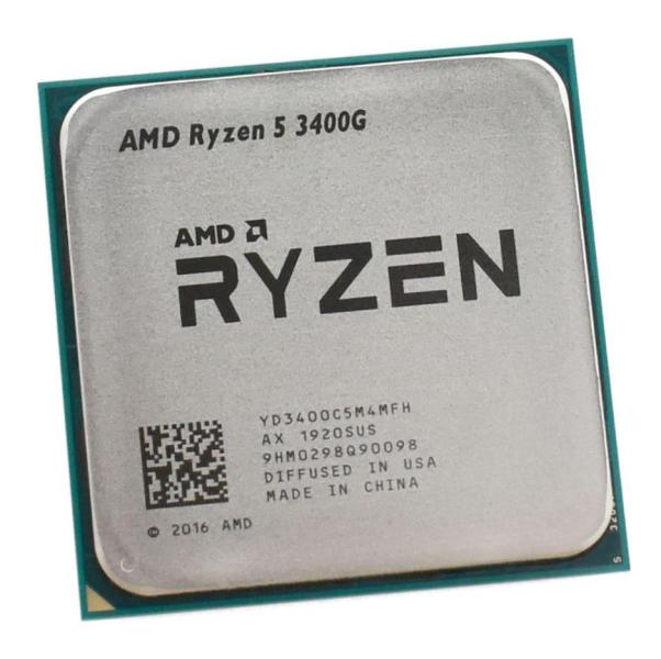 Процесор AMD Ryzen 5 3400G (YD3400C5M4MFH) (Socket AM4, 8T, 4.2 ГГц, Tray)