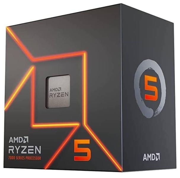 Процесор AMD Ryzen 5 7600 (100-100001015BOX) (Socket AM5, 12T, 5.1 ГГц, Box)