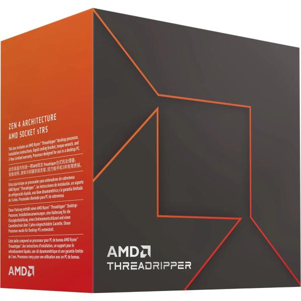 Процесор AMD Ryzen Threadripper 7960X WOF (100-100001352WOF) (Socket TR5, 48T, 5.3 ГГц, Box)