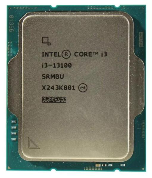 Процесор Intel Core i3 13100 (CM8071505092202) (Socket 1700, 8T, 4.5 ГГц, Tray)